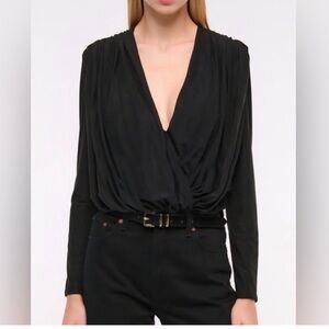 NWOT Abercrombie and Fitch Draped Bodysuit